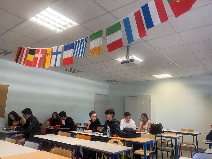 Peer Teaching bei der Schulerbegegnung in Hyeres September 2025