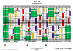 Schulwochenplan Bau